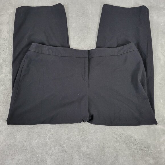 Style Co Womens Pants 20WP Plus Petite Black Zip Fly Poly Blend Office BLA147E - Picture 1 of 8